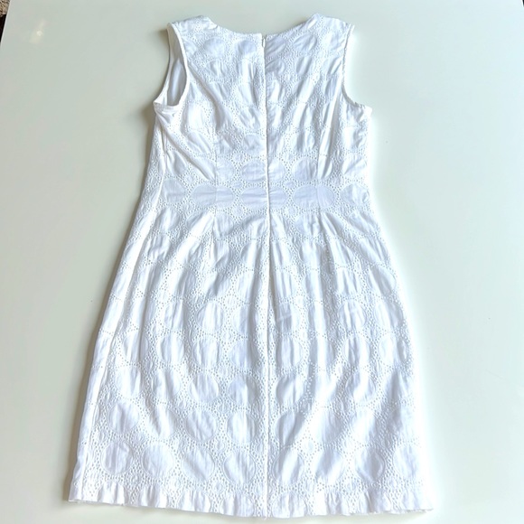 Banana Republic eyelet embroydery white dress - Picture 2 of 9